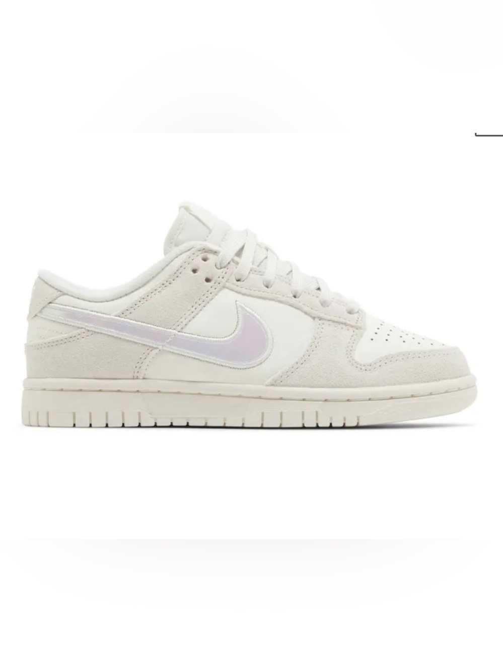 NIKE Dunk Low Iridescent Swoosh Size 9.5